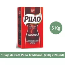 Café Pilao Grano Molido Tradicional 5kg (250g X 20und) -koe