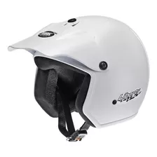 Capacete Para Moto Aberto Pro Tork Liberty Liberty Branco Solid Tamanho 56 