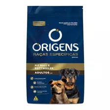 Ração Origens Pitbull Rottweiler Adultos 15kg