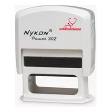 Sello Automático Antibacteriano Nykon 302 Blanco