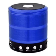 Caixa De Som Genérica Mini Speaker Ws 887 Bluetooth Azul