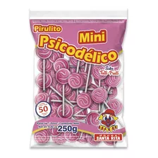 Pirulito Mini Psicodélico Rosa Santa Rita