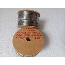 Arame De Freno De Aço Inox 1,00mm - Aisi304l - (0,041 Pol. )