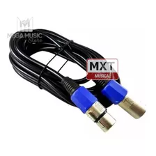 Cabo Microfone Dmx Xlr Balanceado Xlr Canon M X F 10 Metros