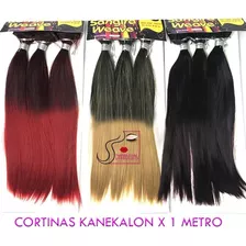 Extensiones Cortinas Simil Natural X 1 Metro Ancho Kanekalon