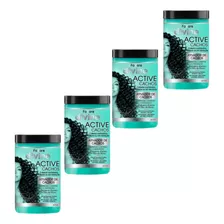 Kit 4 Mascara Ativador Cachos Active Cachos Cabelo Ondulados