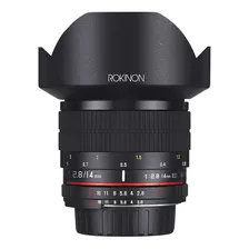 Lente Rokinon Fe14m-c De 14 Mm F2.8 Para Canon