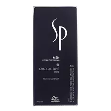 Kit Tintura Wella Professionals Sp System Professionals Kit Men Gradual Tom Black