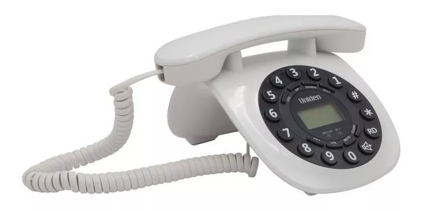 Teléfono Fijo Retro Uniden Ce-6601 Blanco