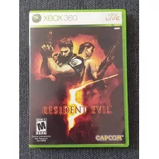 Resident Evil 5 Xbox 360 Original Completo Mídia Física