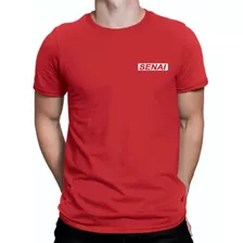 Camiseta Escola Senai,masculina,100% Algodão,básica,promoção