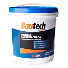 Tinta Emborrachada Fosco 4kg Bautech Impermeabilizante