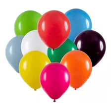 50 Balão Bexiga Liso 6,5 Polegadas Festas Diversas Cores