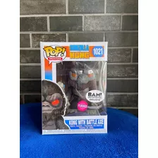 Funko Pop! Kong With Battle Axe 1021 Flocked Bam! Godzilla