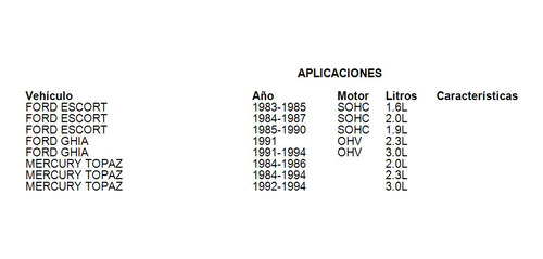 Disco De Freno Delantero Mercury Topaz 2.3l 1984-1994 Fritec Foto 2