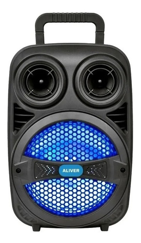 Parlante Aliver Freddy Aliv-8003 Portátil Con Bluetooth Negro 220v