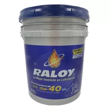 Aceite Motor Raloy Diesel Prime Multigrado Sae 15w-40 Ch-4 Cubeta 19 Litros