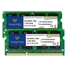 Kit Memoria Ddr3l De 16gb (2x8gb) 1600mhz