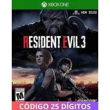 Resident Evil 3 Remake Standard - Xbox One Series X|s Código