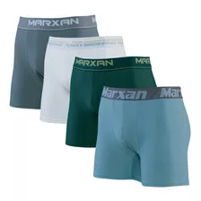 Kit C/6 Cueca Boxer Adulto Microfibra Plus Size Egg Marxan