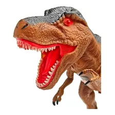 Dinosaurio T Rex Camina Con Luz Y Sonido 30 Cm Alto En Cadia