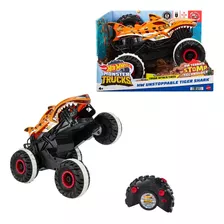 Vehículo Hot Wheels Rc Monster Trucks Tiger Shark 1:15