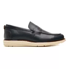 Sapato Social Masculino Loafer Couro Legitimo Mocflex