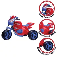  Moto Motoca Elétrica Infantil Menino Menina Max Vermelha