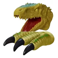 Fantoche E Garra T-rex Cabeça E Mão Brinquedo Dinossauro