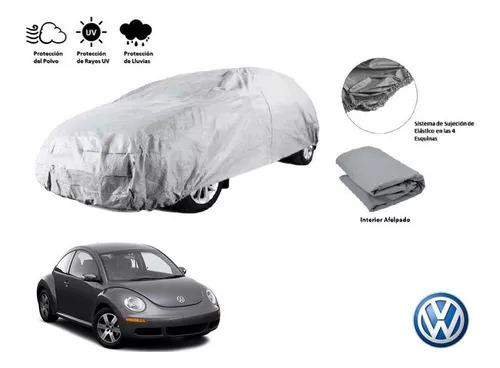 Lona Gruesa Felpa Impermeable Cubre Auto Vw Beetle 2009 Foto 2