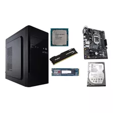 Pc Dual Core Intel Gamer 8gb, Nvme 240gb 500gb Rx550 4g