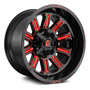 Rines Fuel D696 Covert 15x8 5x139 Susuki Jimny 2021 Off Road Color Red Hardline
