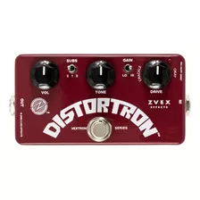 Zvex Distortron - Pedal Distorsión Clásica P/guitarra Color Rojo