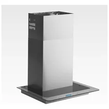 Extractor Purificador De Cocina Llanos Lcd Mediterránea Ac. Inox. Y Vidrio De Pared 600mm X 61mm X 520mm Acero 220v