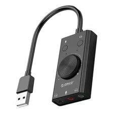 Adaptador De Áudio Usb Da Placa De Som Externa