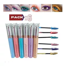 Pack 6unid Mascara De Pestañas Pastel Waterproof Maquillaje