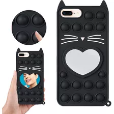 Funda Para iPhone 6 / 6s / 7 / 8 / Se 2020, Estampe Gato