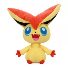 Victini Pelúcia Pokémon Original Takara Tomy 20cm S/ Etiquet