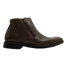 Bota Masculina Social Troy Anatomic Gel Zíper Lateral Lindo