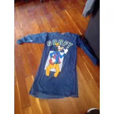 Camisón Remon Pijama Goofy T M Con Detalle Algodón Manga Lar