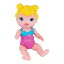 Boneca Banho Baby's Collection Alive Loira - Super Toys