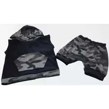 Conjunto Menino Camuflado 