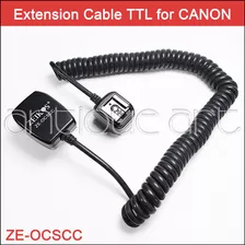 A64 Cable Ttl Para Canon Eos Camara Digital Flash Analogo 