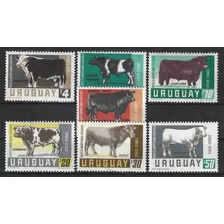 Filatelia - Uruguay - Ganado Vacas - Serie Completa Mint