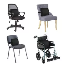 Cojin Soporte Lumbar Silla Auto Viaje Oficina Dolor Espalda