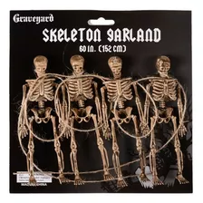 Varal De Esqueletos Decoração Festa Halloween 