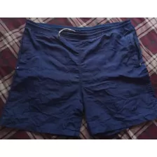 Short Azul R&s Talle M - Poliester