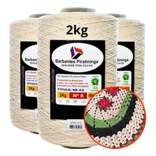 Barbante Cru 2kg Fio 4 6 8 Economize