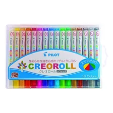 Gises Oil Pastel Crayones Óleo Gel Arte Pilot Creoroll 16 Pz