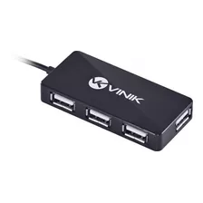 Hub Usb 2.0 4 Portas Huv-20 Preto Vinik 24414